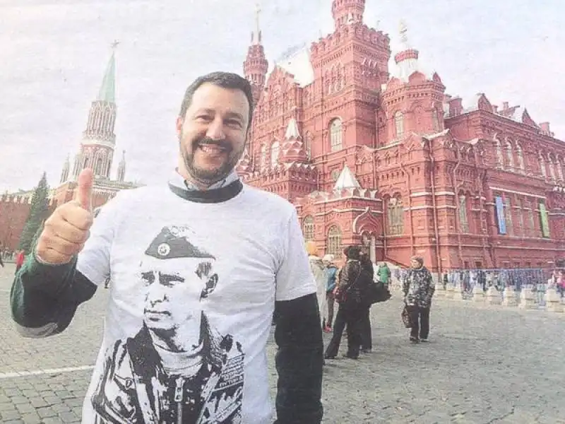 ml rodota twitta matteo salvini con maglietta putin 