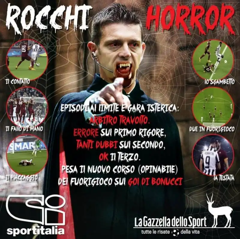 rocchi horror gazzella dello sport