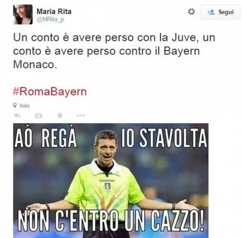 roma bayern sfotto' in rete 2