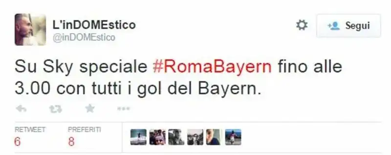 roma bayern sfotto' in rete 23