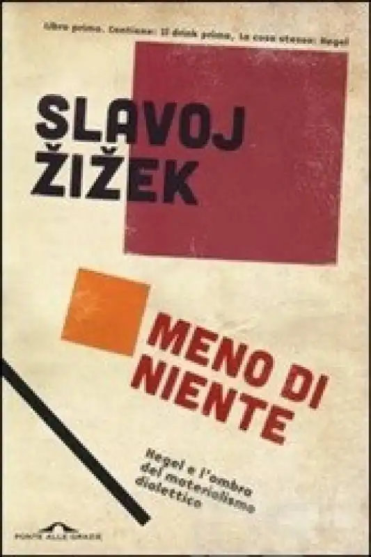 slavoj zizek meno di niente