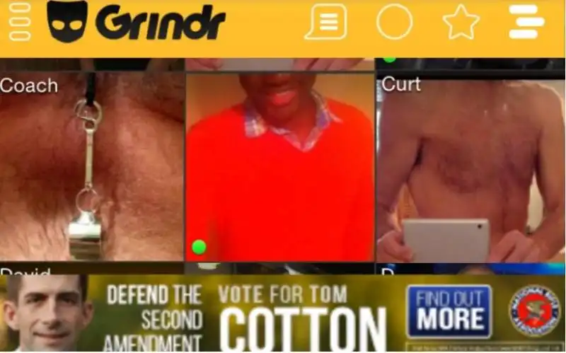 spot di cotton su grindr