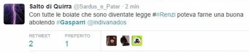 twitter tutti contro gasparri 19