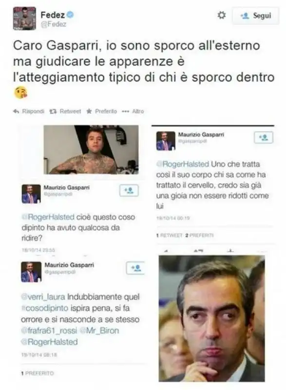 twitter tutti contro gasparri 2