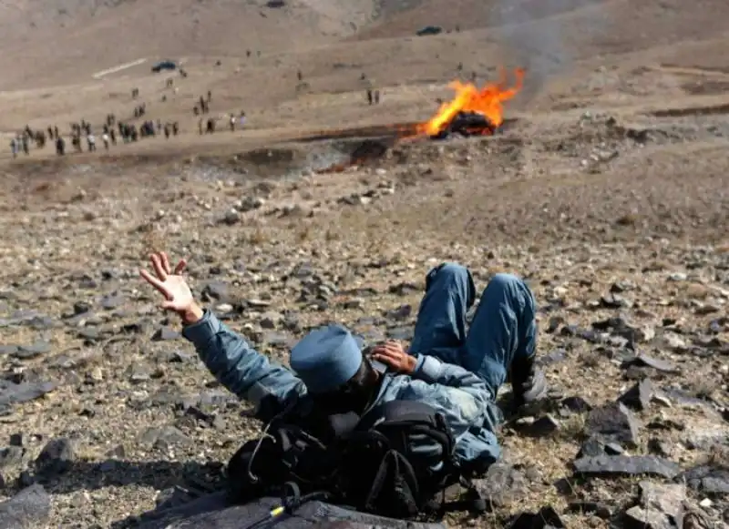 un polizziotto in afghanistan