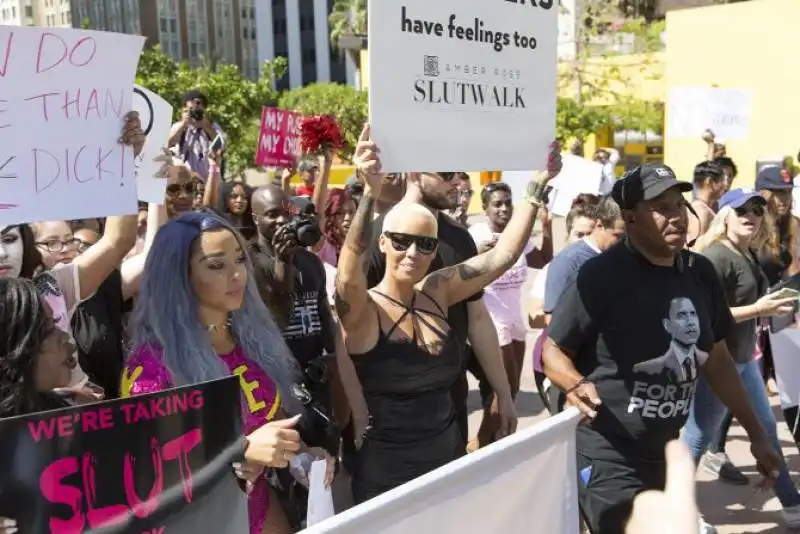 amber rose indice la slutwalk