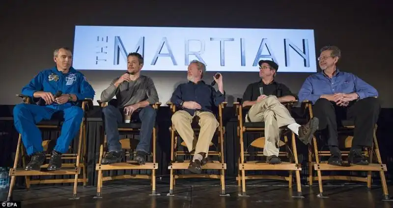 astronauti nasa con matt damon e ridley scott