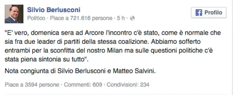 BERLUSCONI NOTA