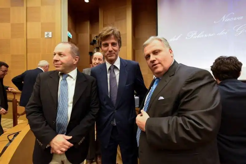 corrado maria daclon, cristian casella e giuseppe carbonara