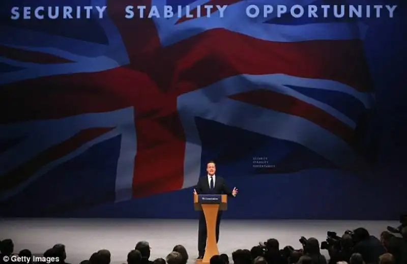 david  cameron convention dei tories