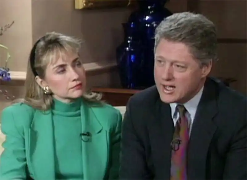 hillary e bill clinton a 60 minutes nel 1992 a parlare di corna e amanti