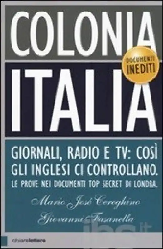 IL LIBRO DI FASANELLA COLONIA ITALIA