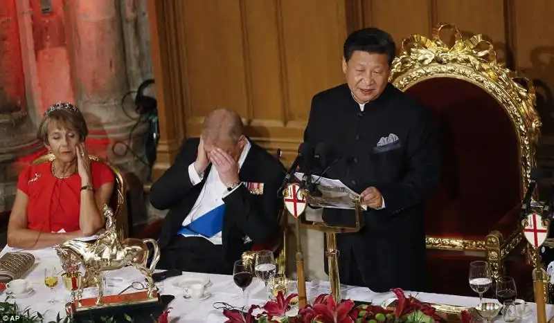 il principe andrea in crisi di sonno al discorso di xi jinping