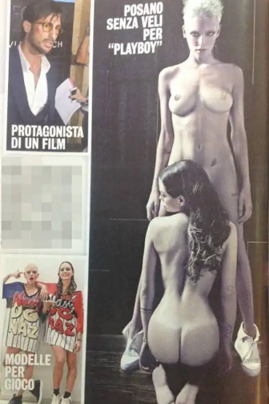 la cover di playboy pubblicata da diva e donna 0