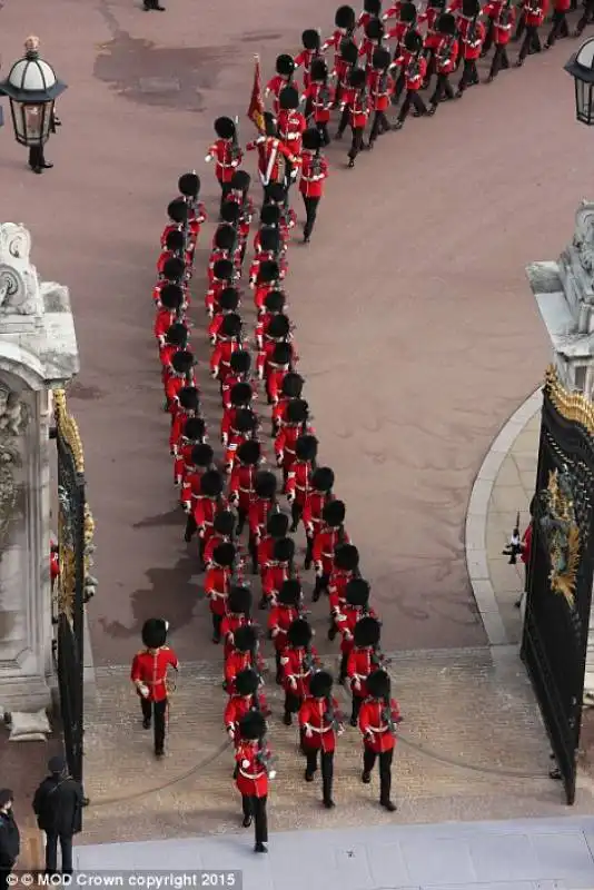 la scorta del corteo