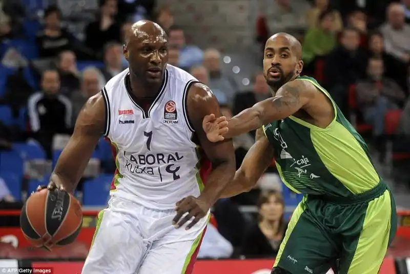 lamar odom ultima partita nel 2014 in europa