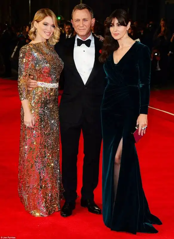 lea seydoux daniel craig e monica bellucci