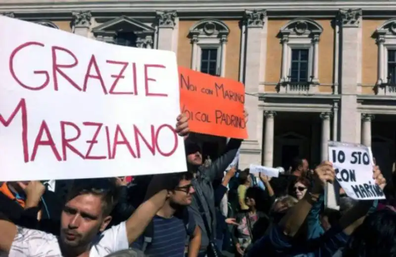 MANIFESTAZIONE PER MARINO