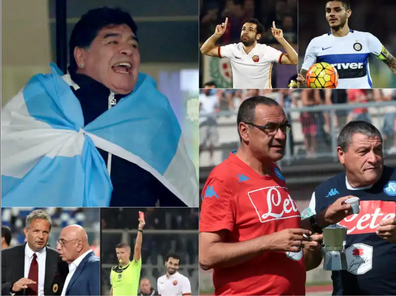 MARADONA SARRI SALAH ORSATO PAGELLONE