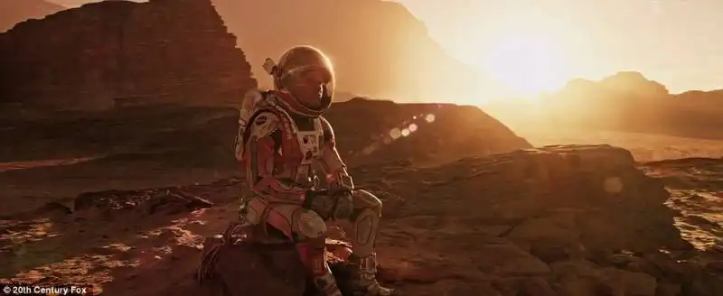 matt damon su marte nel film the martian