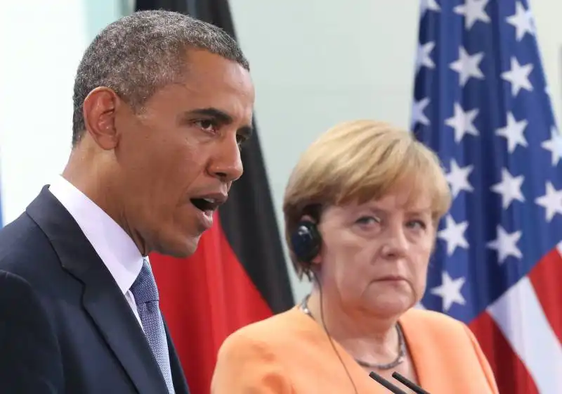 merkel obama  