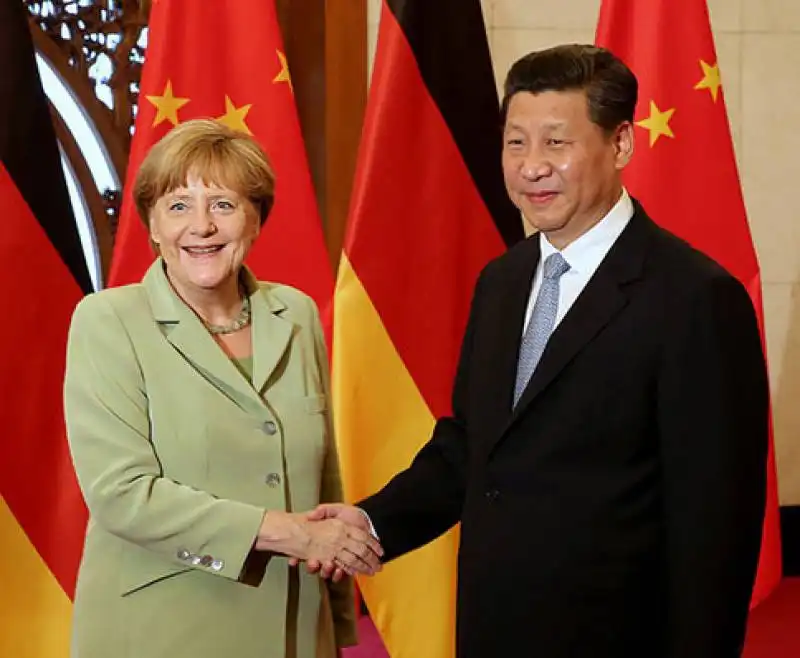 merkel xi jinping