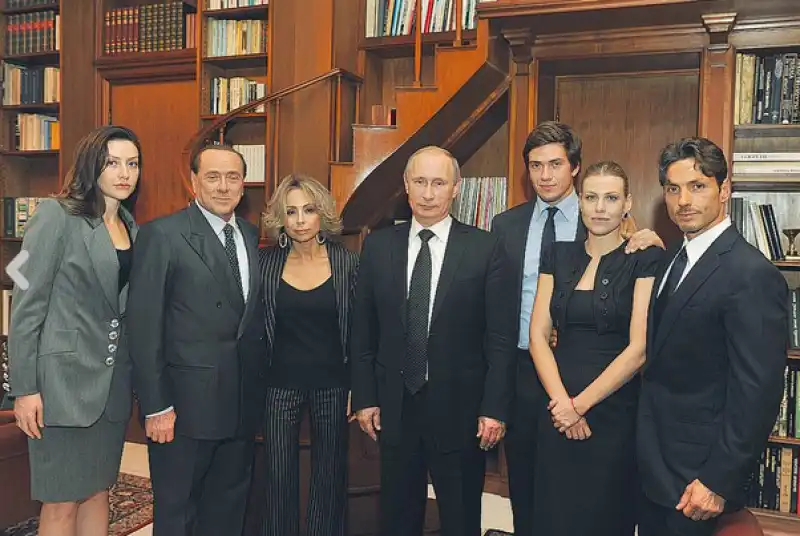 putin e famiglia berlusconi