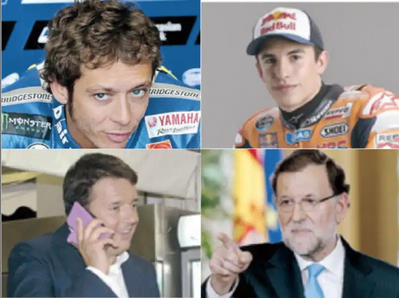 ROSSI RENZI MARQUEZ RAJOY