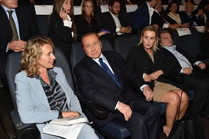 stefania craxi silvio berlusconi deborah bergamini renato brunetta