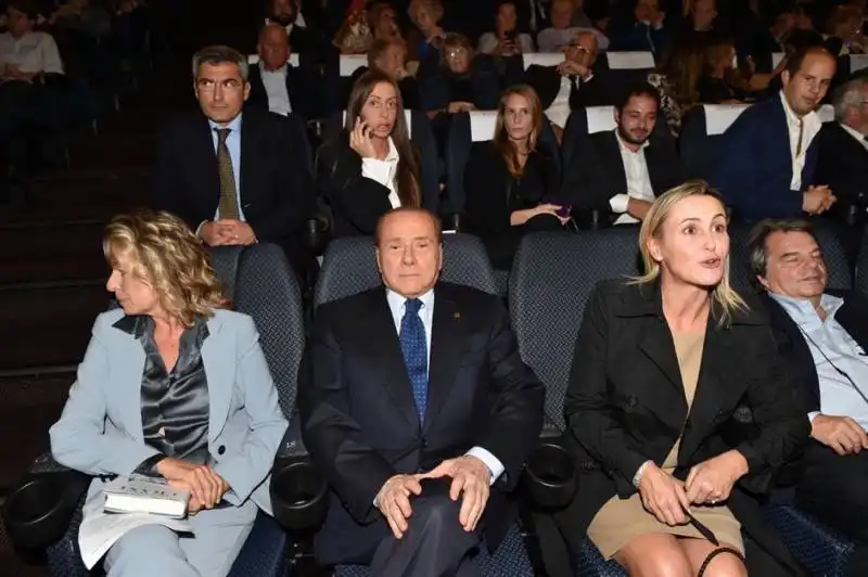 stefania craxi  silvio berlusconi deborah bergamini renato brunetta maria rosaria rossi