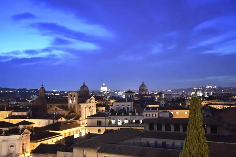 vista panoramica dalla terrazza caffarelli