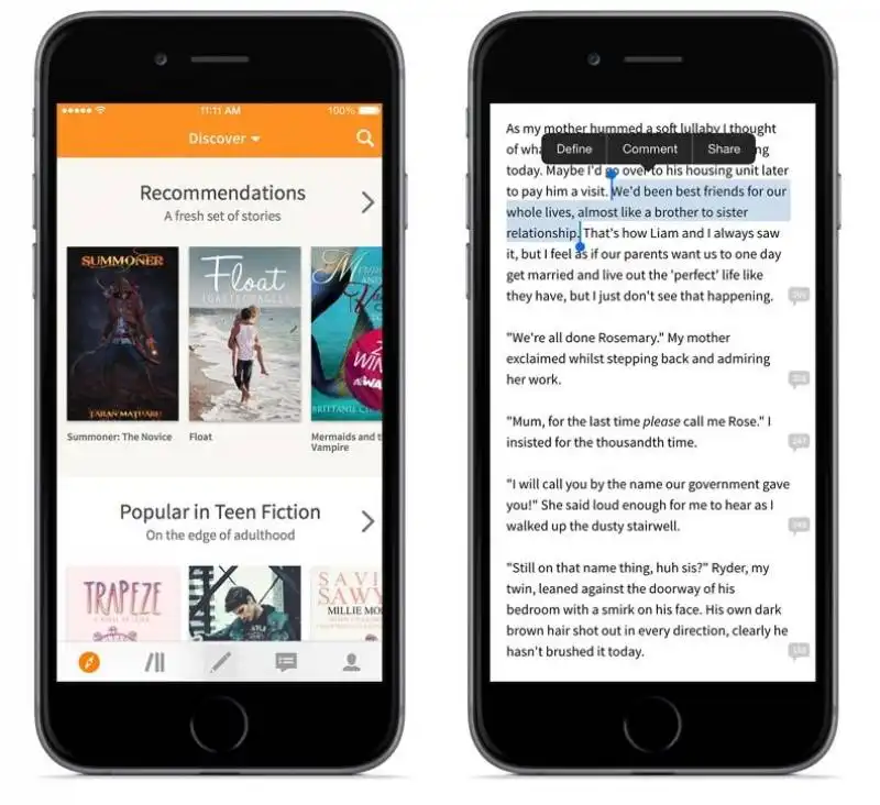 wattpad una comunita con ebook