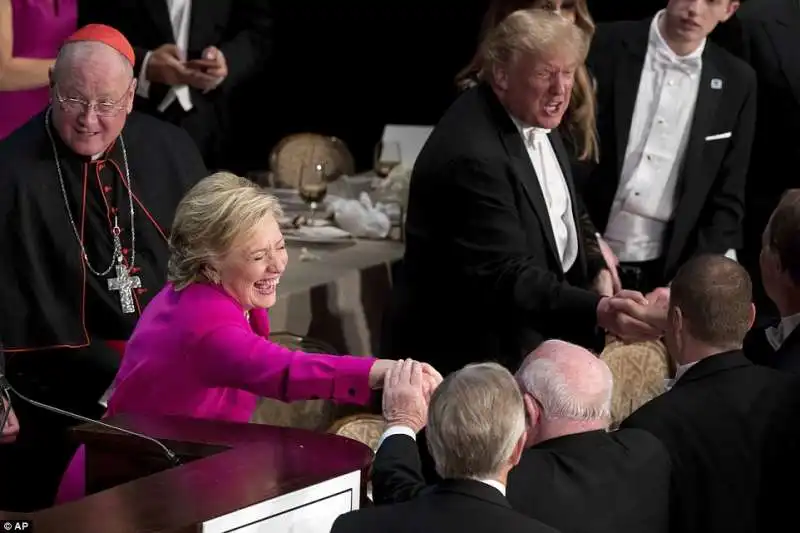 al smith dinner donald trump hillary clinton  6