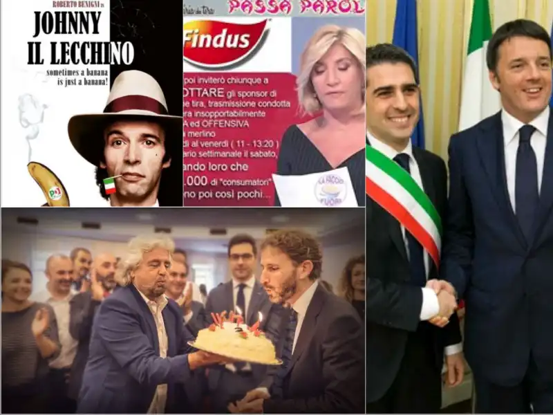 BENIGNI RENZI PIZZAROTTI INFORMAZIONE M5S