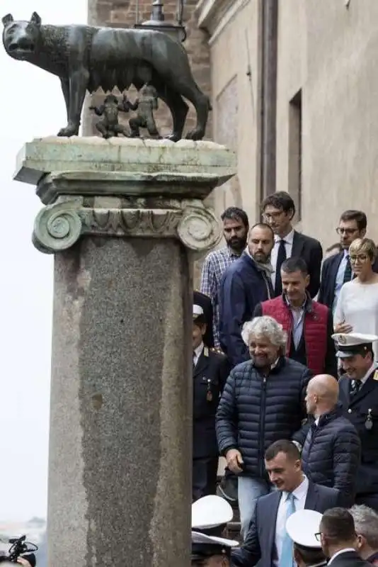 BEPPE GRILLO AL CAMPIDOGLIO  