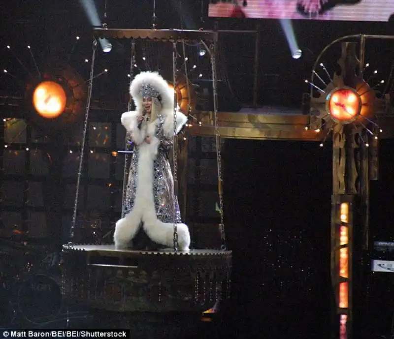 cher sul palco