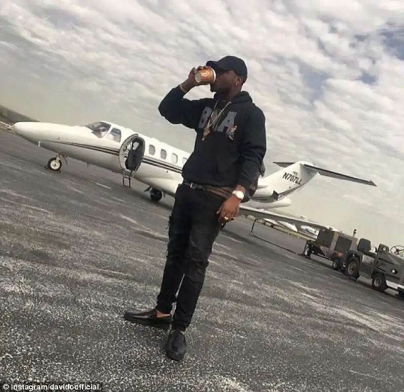  davido e il jet privato