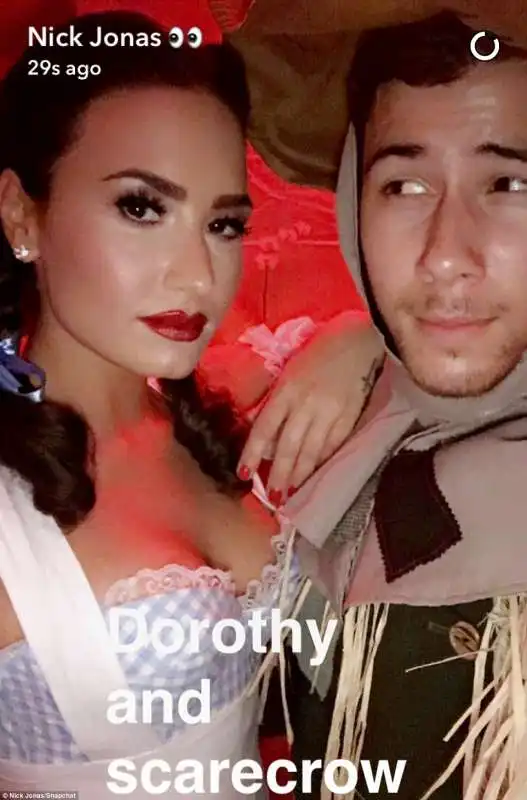 demi lovato e nick jonas mago di oz