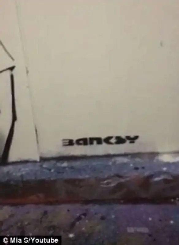 firma insolita di banksy