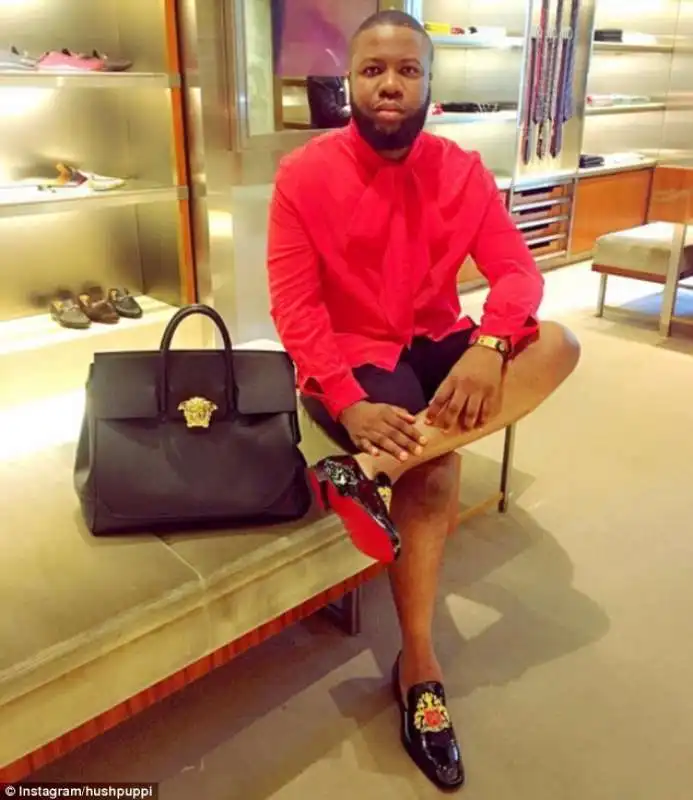 hushpuppi e la borsa versace