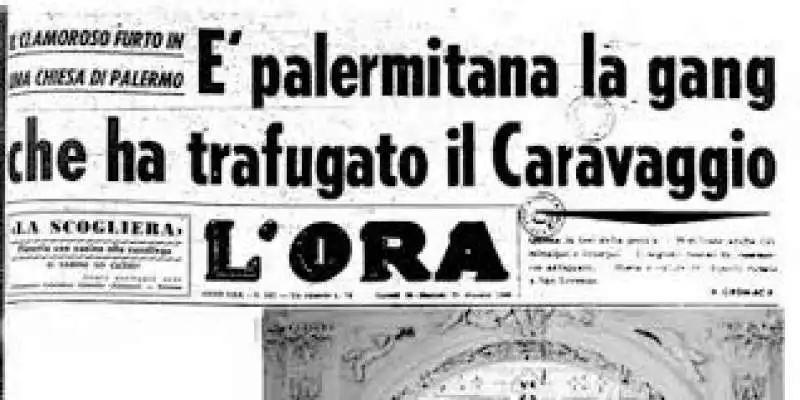 IL CARAVAGGIO RUBATO A PALERMO NEL 1969 - 2