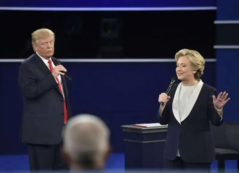 il secondo confronto tv tra trump e hillary clinton 2