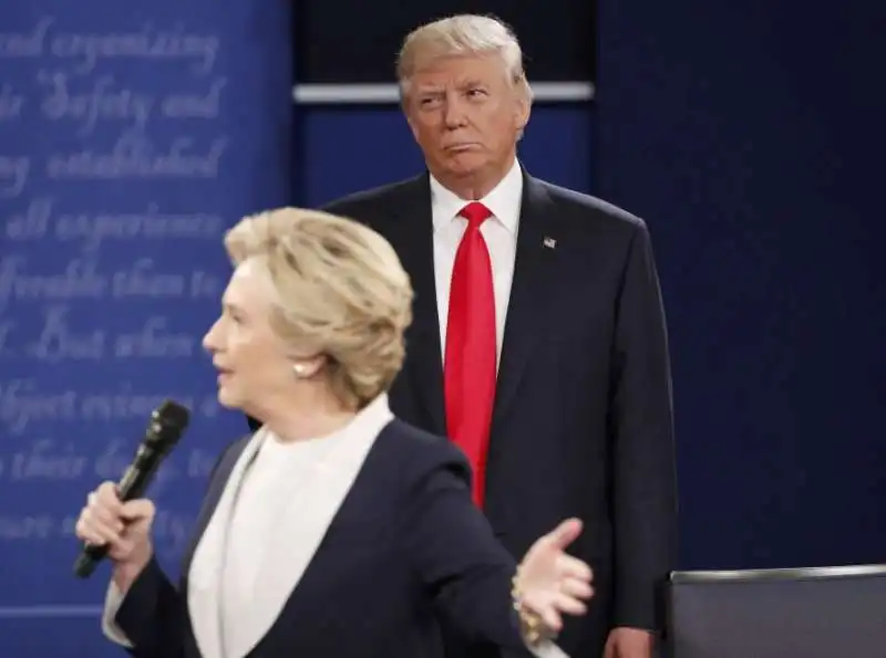 il secondo confronto tv tra trump e hillary clinton 3