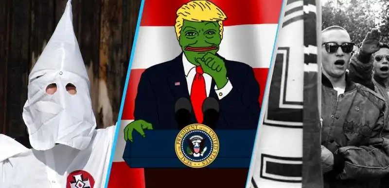 supremazia bianca trump frog nazi