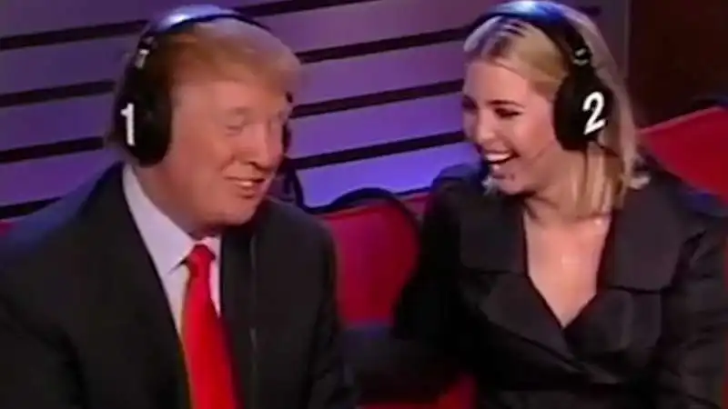 trump e ivanka in radio