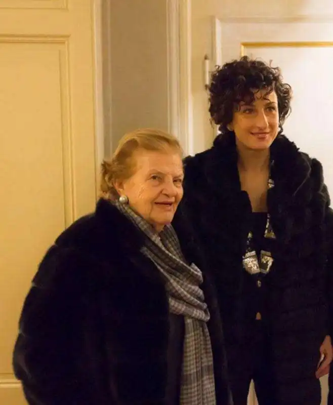 Agnese Renzi con Signora Ferragamo