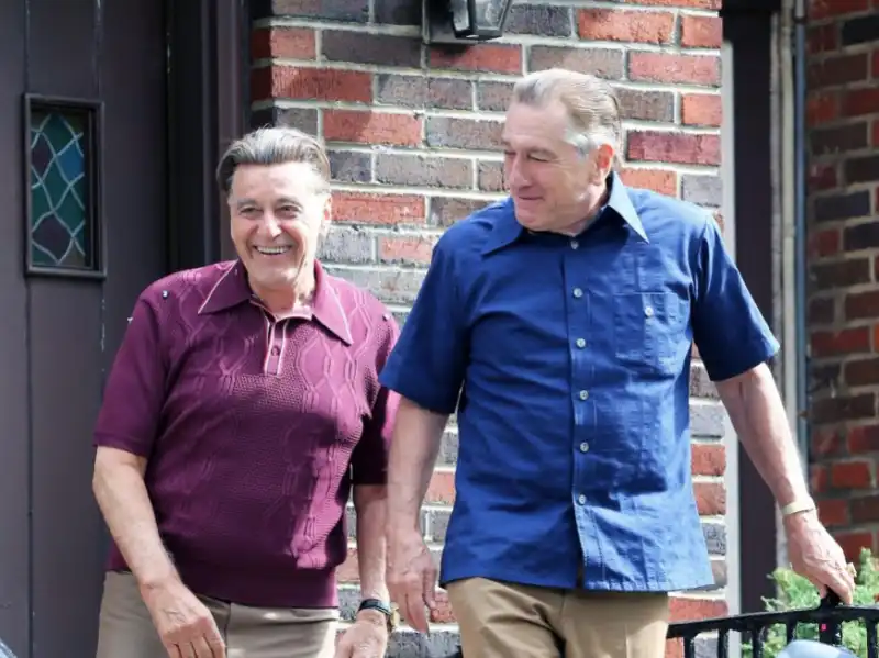 al pacino e robert de niro in irishman