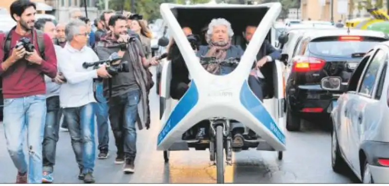 BEPPE GRILLO IN APE A PALERMO 