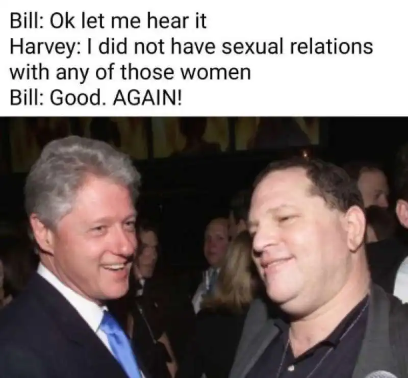 BILL CLINTON E WEINSTEIN