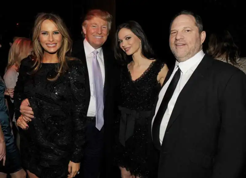 Donald Trump e Harvey Weinstein 